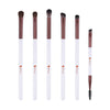 Set 6 pensule machiaj ochi ProArtist, păr natural și sintetic, alb