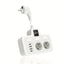 Adaptor priza cu doua mufe type C PD20W + QC3.0 si cu 2 USB 3.4A, lampa cu touch si lumina interschimbabila, alb