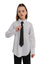 ELODIE - Cravata de copii pentru uniforme scolare, negru
