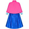 Rochie printesa Anna Frozen pentru fete, costumatie joc de rol petreceri, serbari, carnaval si cadou ideal pentru sarbatori, aniversari sau zile de nastere
