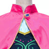 Rochie printesa Anna Frozen pentru fete, costumatie joc de rol petreceri, serbari, carnaval si cadou ideal pentru sarbatori, aniversari sau zile de nastere