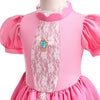 Rochie printesa Aurora pentru fete, costumatie joc de rol petreceri, serbari, carnaval si cadou ideal pentru sarbatori, aniversari sau zile de nastere