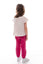 EVELYN - Compleu din muselina, set bluza si pantaloni lejeri, fuchsia