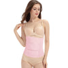 Centura abdominala postnatala din bumbac, corset ajustabil si modelator ideal pentru recuperare dupa nastere, cezariana, operatii - roz