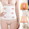 Centura abdominala postnatala din bumbac, corset ajustabil si modelator ideal pentru recuperare dupa nastere, cezariana, operatii - alb