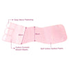 Centura abdominala postnatala din bumbac, corset ajustabil si modelator ideal pentru recuperare dupa nastere, cezariana, operatii - roz