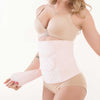 Centura abdominala postnatala din bumbac, corset ajustabil si modelator ideal pentru recuperare dupa nastere, cezariana, operatii - roz
