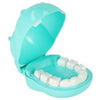 Set dentist pentru copii cu hipopotam si accesorii educative, bleu