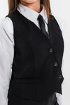 ELODIE - Cravată de copii pentru uniforme școlare, negru