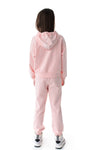 JOYNIA - Trening din bumbac premium cu hanorac si pantaloni, roz blush