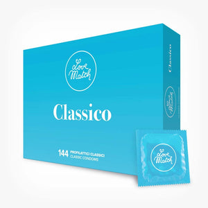 Prezervative profesionale Love Match Classico, senzatie naturală și confort, 144 buc