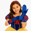 Mănuși din Satin Albastru pentru Fetițe - Accesoriu Rochie de Prințesă, Cosplay, Carnaval și Serbări