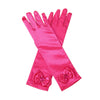 Manusi din Satin Roz pentru Fetite - Accesoriu Rochie de Printesa, Cosplay, Carnaval si Serbari