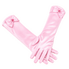 Mănuși din Satin Roz pentru Fetițe - Accesoriu Rochie de Prințesă, Cosplay, Carnaval și Serbări