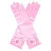 Mănuși din Satin Roz pentru Fetițe - Accesoriu Rochie de Prințesă, Cosplay, Carnaval și Serbări