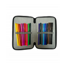 Penar Echipat Model Minecraft Heroes&Mobs, cu 42 Piese și 3 Compartimente, Multicolor