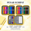 Penar Echipat, Model Pokemon, cu 43 Piese și 3 Compartimente, Multicolor