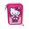 Penar Echipat Model Hello Kitty, cu 42 Piese și 3 Compartimente, Roz