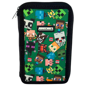 Penar Echipat Model Minecraft Heroes&Mobs, cu 42 Piese și 3 Compartimente, Multicolor