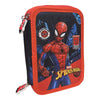 Penar Echipat Model Spiderman, cu 43 Piese și 3 Compartimente, Multicolor