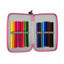 Penar Echipat Model Stitch, cu 42 Piese și 3 Compartimente, Roz