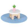 Casuță portabilă din lemn Hotel SPA animale în valiză cu mobilier, figurine câine și pisică, 18 accesorii, +3 ani