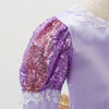 Rochie printesa Rapunzel pentru fete, costumatie joc de rol petreceri, serbari, carnaval si cadou ideal pentru sarbatori, aniversari sau zile de nastere