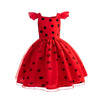 Rochie Miraculous Ladybug cu accesorii pentru fetite, costumatie joc de rol Buburuza petreceri, serbari, carnaval si cadou ideal pentru sarbatori, aniversari sau zile de nastere