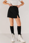 NAMIRI - Fusta/pantalon din stofa, skort negru