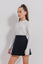NAMIRI - Fusta/pantalon din stofa, skort bleumarin