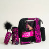 Set Master & Slave Bondage Game – Kit 10 accesorii BDSM pentru jocuri erotice, Animal Print Magenta
