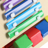 Centru de Activități educative Montessori cu Jocuri Senzoriale – Premergător Multifuncțional 6 în 1 din Lemn pentru Bebelusi