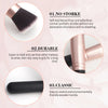 Set 14 pensule de machiaj profesionale pentru ingrijirea frumusetii, ideal pentru aplicarea make-up-ului cu precizie in zona ochilor, buzelor si fetei, Negru