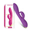 Vibrator Rabbit BONNIE cu 9 moduri de vibratii si incarcare USB, flexibil, silentios, silicon premium, mov