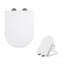 Capac WC cu reductie, sistem 2in1 pentru copii si adulti, inchidere lenta, reductor cu prindere magnetica, silentios si universal compatibil forma U, SOLLUXE® - 80079