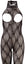 Bodystocking Open Bust – catsuit sexy din plasă cu decupaje provocatoare S-L (one size), negru