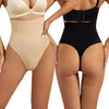 Chilot modelator cu talie inalta pentru compresie abdomen, lenjerie modelatoare fara cusaturi din material respirabil- bej