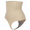 Chilot modelator cu talie inalta pentru compresie abdomen, lenjerie modelatoare fara cusaturi din material respirabil- bej