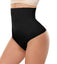 Chilot modelator cu talie inalta pentru compresie abdomen, lenjerie modelatoare fara cusaturi din material respirabil - negru