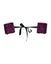 Cătușe erotice Roseberry – accesorii sexy din satin si dantelă, mărime universală (one size)