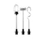 Mixer spuma lapte cu 3 teluri interschimbabile, incarcare wirless si acumulator incorporat, 3 trepte de viteza pentru spumare, frappe, cappucino, mixat oua, negru