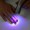 Lampă unghii UV 12 LED-uri, portabila, pentru uscare rapida, roșu