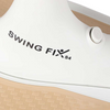Mașinuță Fără Pedale Swing Car LED cu Roți Luminoase, Muzică și Volan 360°, Gravitațională, Alb Rose Gold