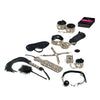 Set Master & Slave Bondage Game – Kit 10 accesorii BDSM pentru jocuri erotice, Animal Print Beige