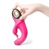 Vibrator Rabbit G-spot Meteor cu 9 moduri de vibratii si incarcare magnetica, flexibil, silentios, silicon premium, roz