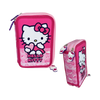 Penar Echipat Model Hello Kitty, cu 42 Piese și 3 Compartimente, Roz