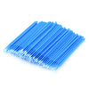 Set 100 Micro Brush, microaplicatoare extensii gene, albastru