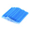 Set 100 Micro Brush, microaplicatoare extensii gene, albastru