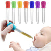 Pipeta gradată pentru medicamente 5 ml, set 5 buc multicolore