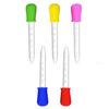 Pipeta gradată pentru medicamente 5 ml, set 5 buc multicolore